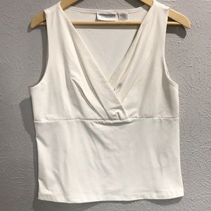 Worthington white spandex shirt